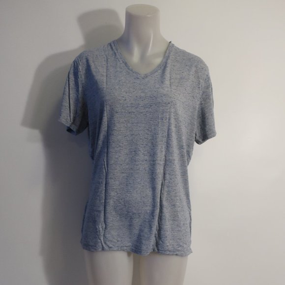 Vince | Shirts | Mens Vince Light Blue Speckled Vneck Tshirt L | Poshmark